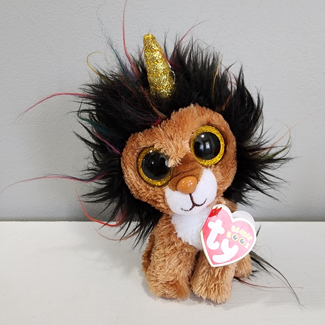 TY Beanie Boo “ramsey” the Lion Retired Vintage MWMT (8 Inch) - Etsy