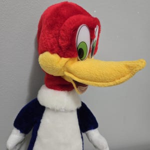 Woody Woodpecker Plush Walter Lantz Cartoon Character Universal Studios image 3