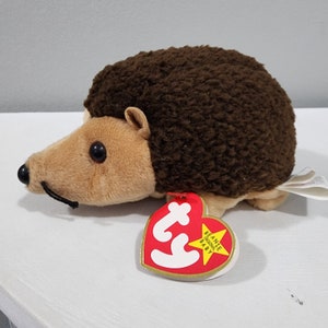 TY Beanie Babies - Prickles the Hedgehog Retired With Tags PE Pellets