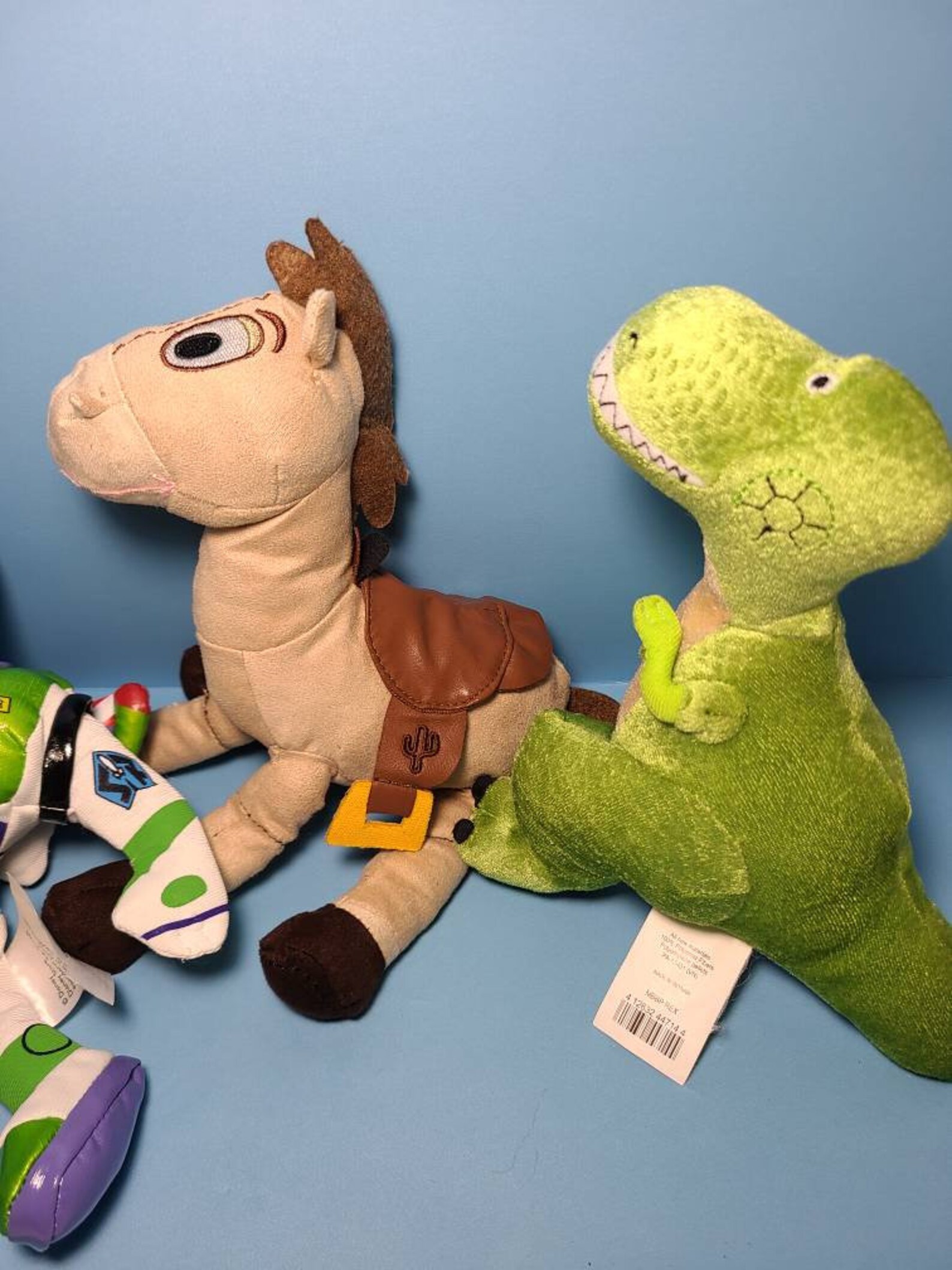 Toy Story Plush Doll Set of 3 Bullseye Buzz and Rex Etsy