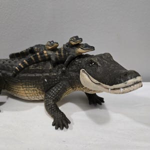 ヴィンテージ ふれあい動物園 ワニのぬいぐるみ 歯 21インチ 口から尾