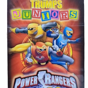 Top Trumps Juniors Power Rangers Ninja Storm Juego de cartas para niños Paquete sellado
