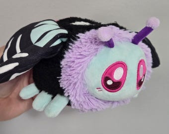 Squishable Poison Hawkmoth Plush Stuffed Animal Purple Insect Butterfly Moth 6"