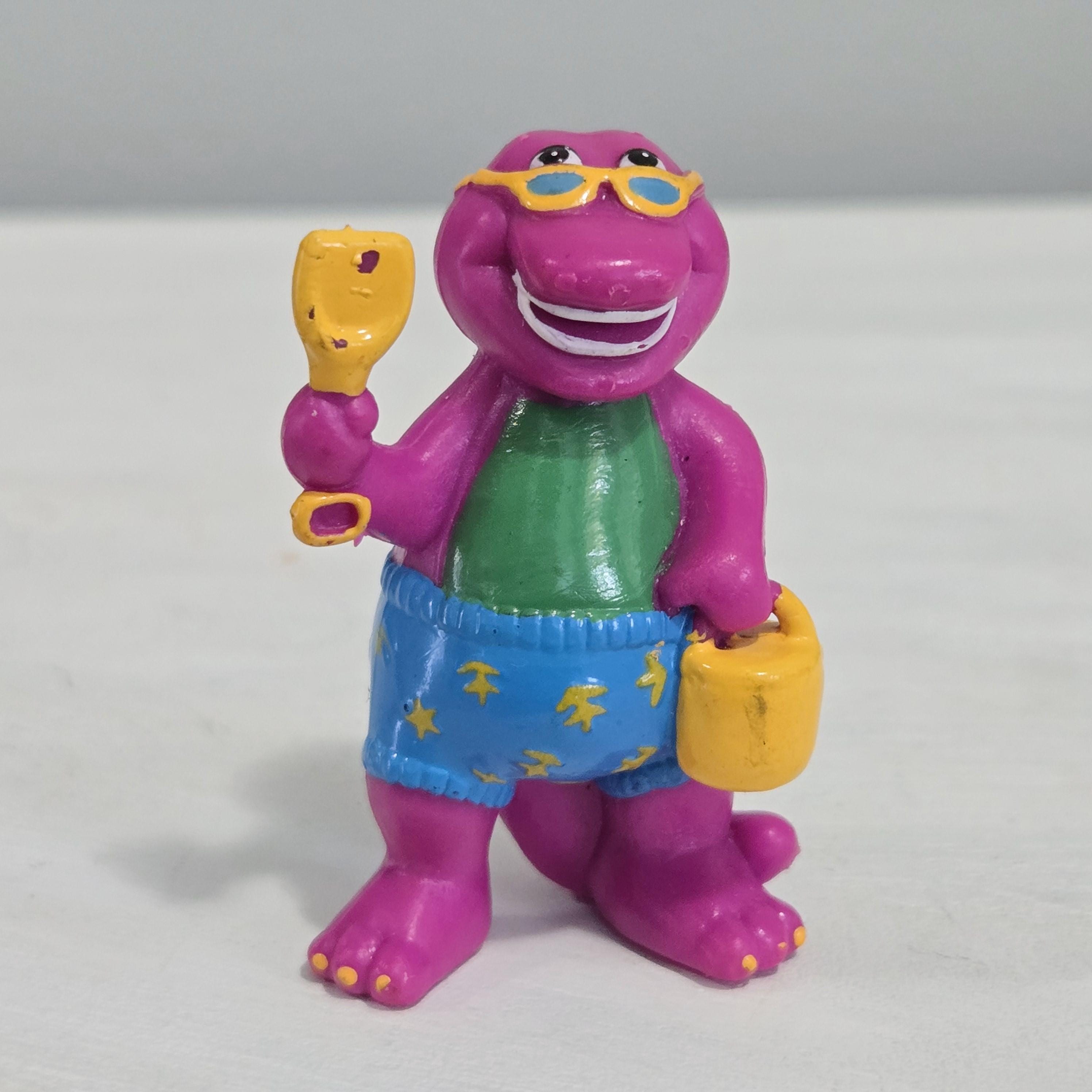 Barney the Dinosaur Vintage 1993 PVC Figure Summer Beach Fun - Etsy