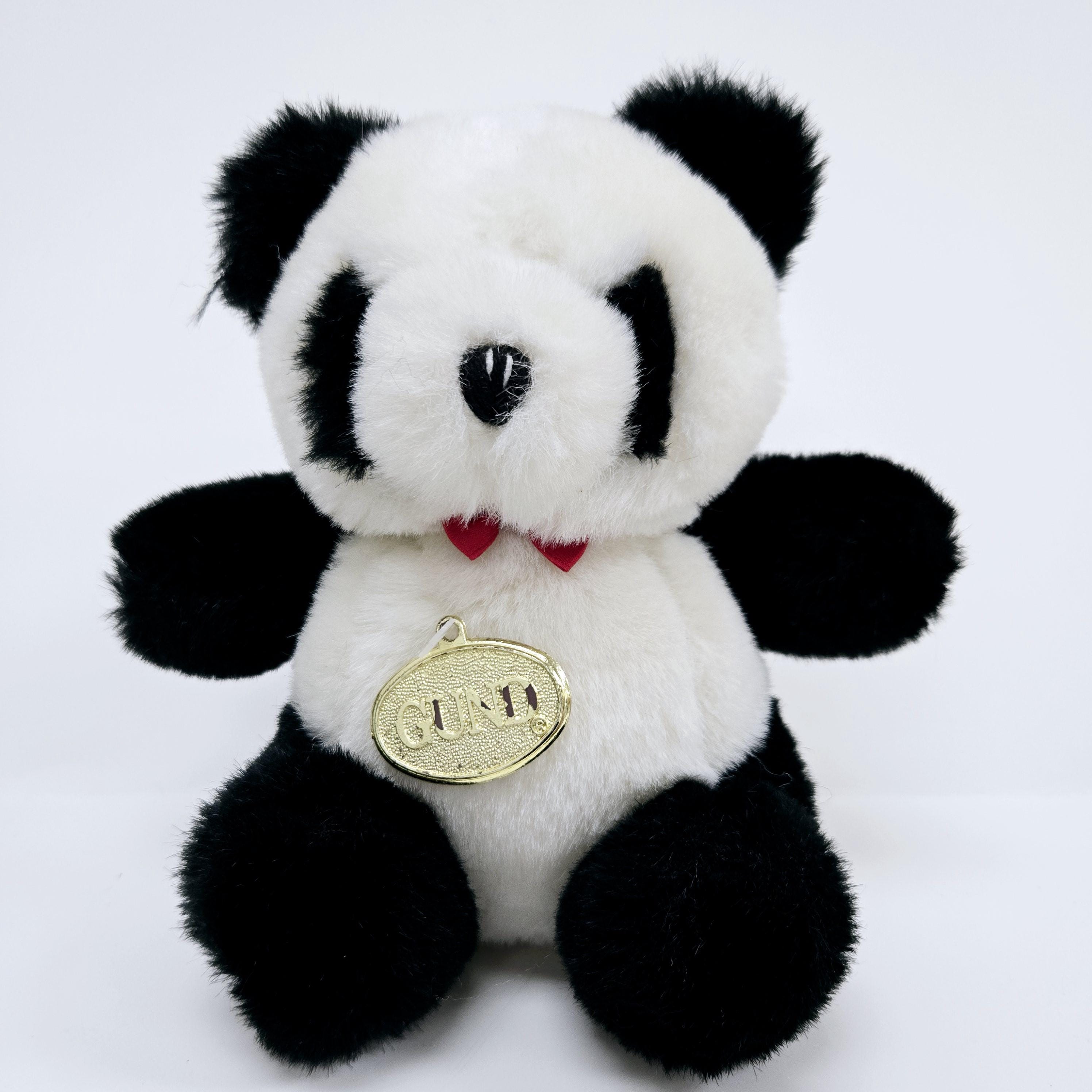 Vintage 80s GUND Panda Bear Sitting 8