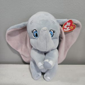 TY Sparkle Dumbo 7" Elephant Disney Stuffed Animal Plush Gift Stuffie