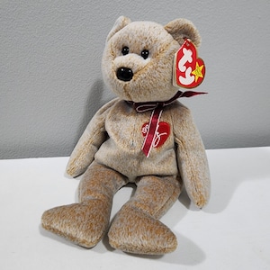 TY Beanie Babies - 1999 Signature Bear Retired With Tags PE Pellets