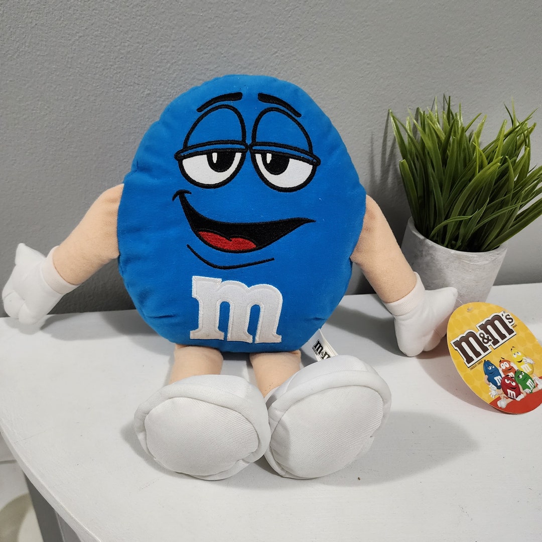 M&m's World Plush Blue Mascot Chocolate Candy Character Toy Soft Cute ...