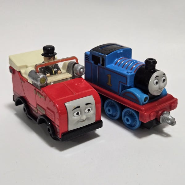 Thomas y sus amigos Take-n-Play Winston Sir Topham Hatt y Thomas Talking Diecast Set