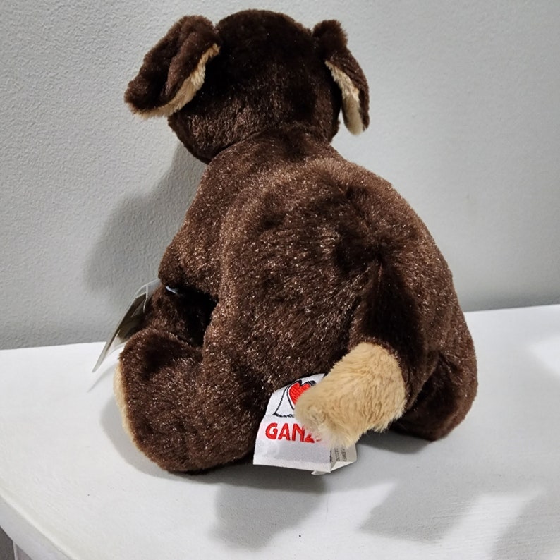 Ganz WEBKINZ Brown Mocha Pup Puppy Dog New with Unused Code Attached image 4