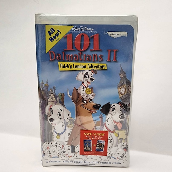 101 Dalmations II 2 Patch's London Adventure VHS VCR Tape Disney