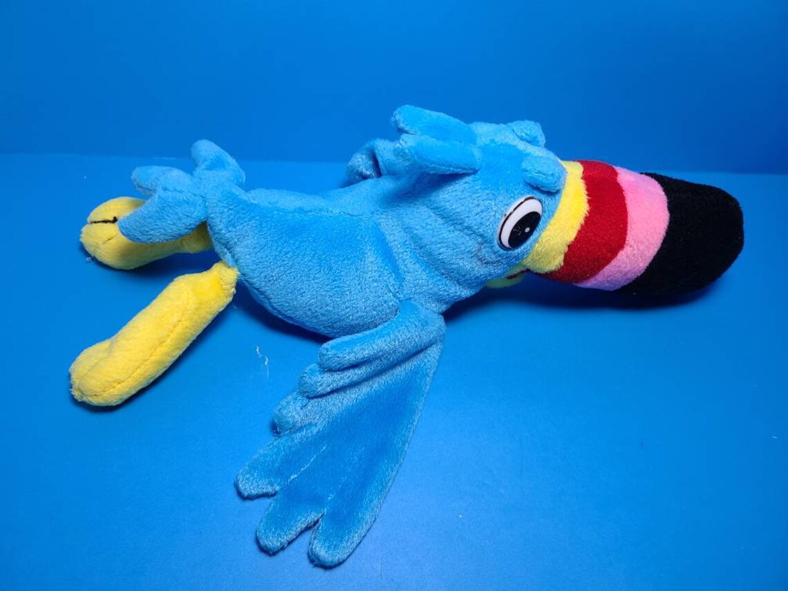 Kelloggs Cereal Toucan Sam 8 Plush With Zipper Pocket Etsy