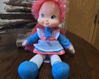 TLS Rainbow Brite Moonglow Blue Pink Retro 40th Anniversary Doll Soft Plush 12"
