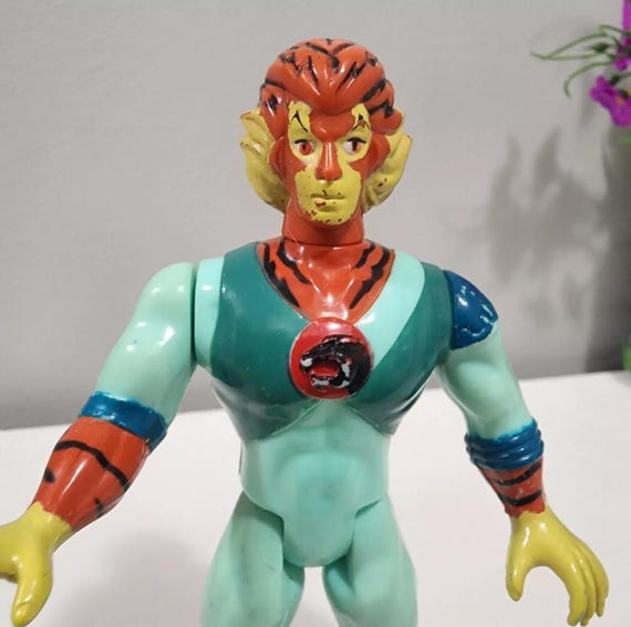 Vintage 1985 Telepix LJN Toys T. Wolf Thundercats 