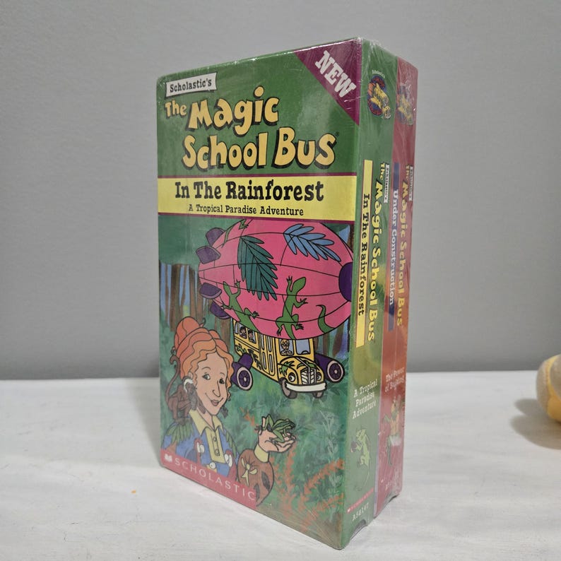 Vintage the Magic School Bus 2 VHS Movie Special Combo Pack, Under ...