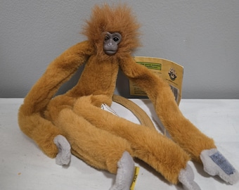 AVI the Golden Lion Tamarin Monkey by Wild Republic 1998 Vintage Long Arms