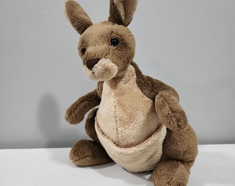 Gund Jirra Brown Kangaroo Stuffed Animal Plush 10"