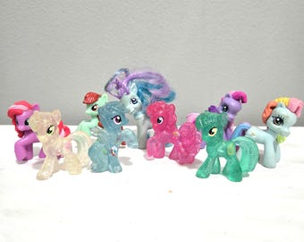 Lot of 9 My Little Pony MLP Mini Ponies Figures