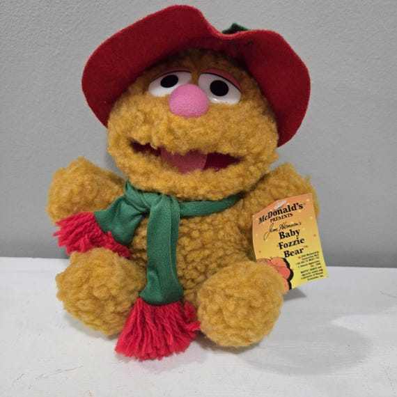 The Muppets Babies Mcdonalds Christmas Carol Fozzie Bear 6 Inch Plush Doll With Tags Etsy UK