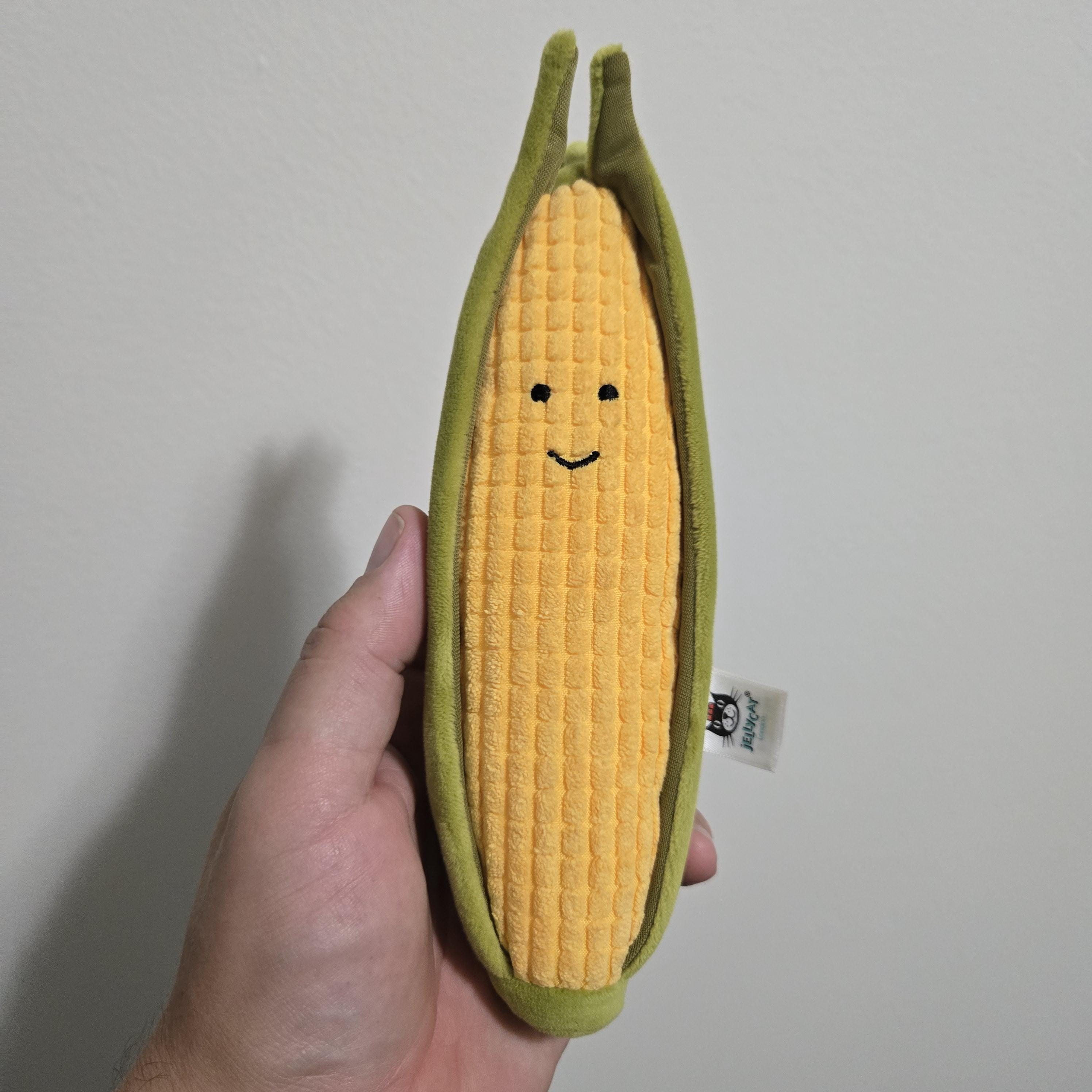 Jellycat Sweetcorn Vivacious Vegetable Stuffed Plush Veggies Ear