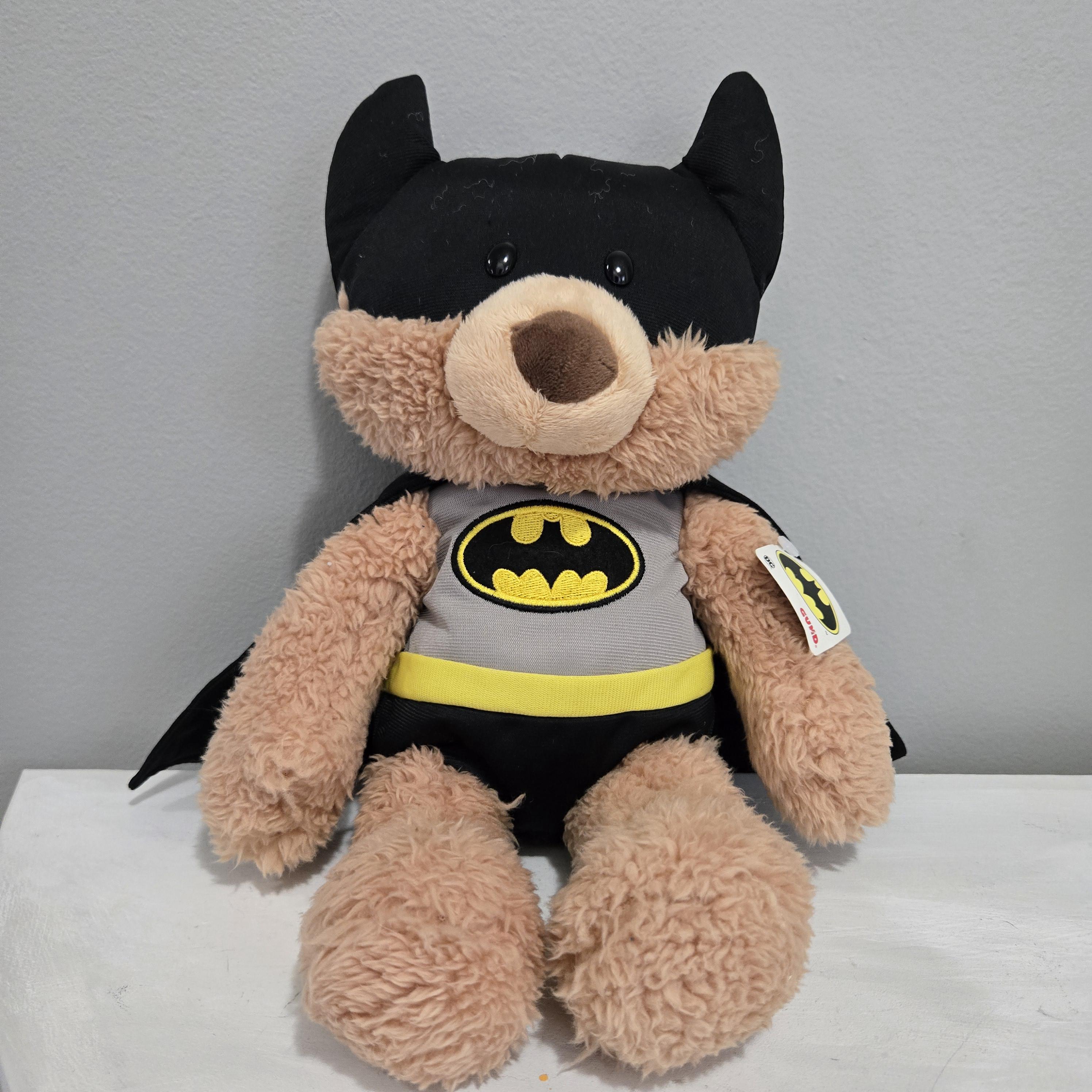 Gund Batman Bear Stuff Animal Plush DC Comics Teddy Bear Malone 14 