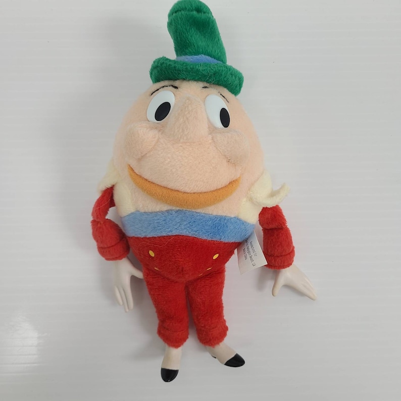Vintage Humpty Dumpty 8 Plush Doll Etsy