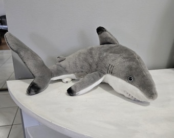 Exclusive SHARK WEEK 15" Blacktip Reef Shark Floppy Plush Stuffed Ocean Animal
