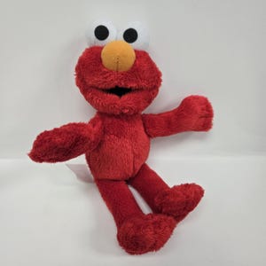 Sesame Street ELMO 7&quot; Plush Funny Red Monster Jim Henson Muppets