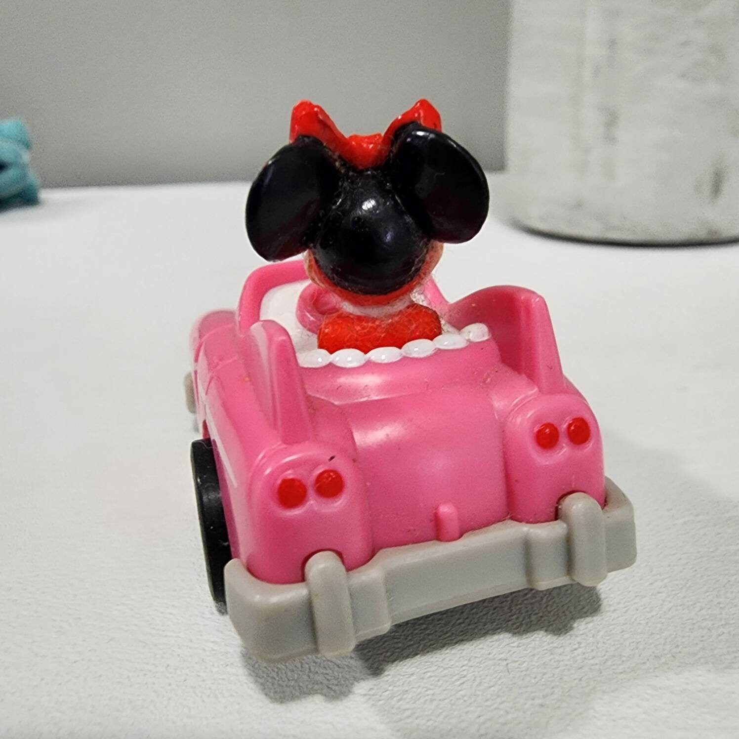 Vintage Minnie Mouse Disney Pull Back Toy Car Etsy