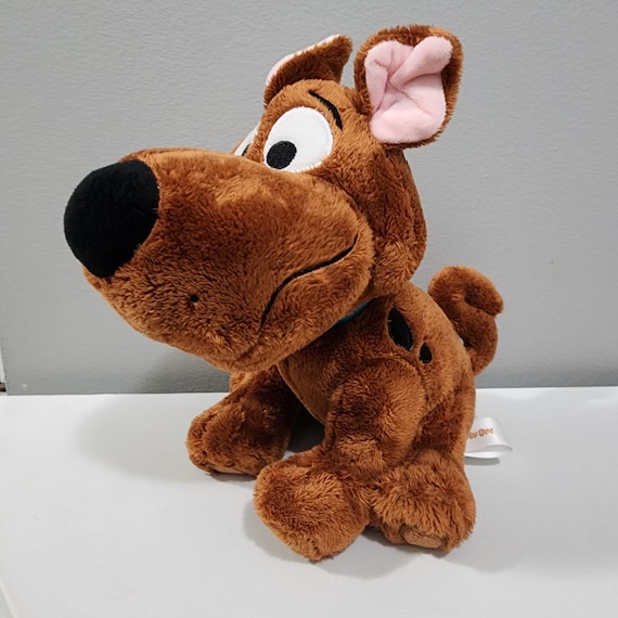 Scooby Doo Plush Sitting Cartoon Dog Hanna Barbara Retro Stuffed