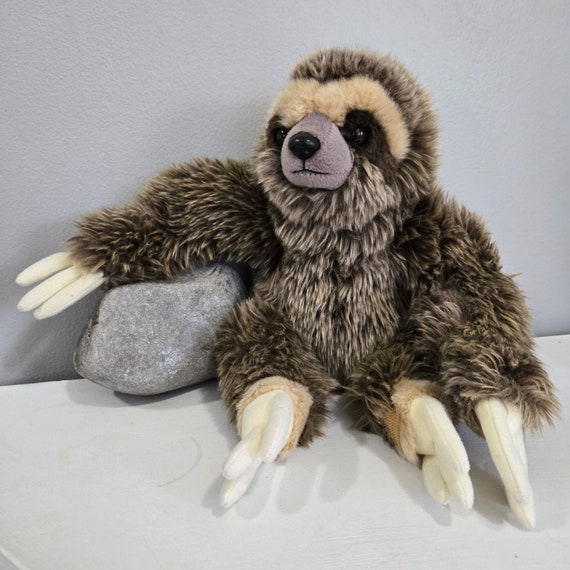 World Wildlife Fund WWF Canada Classic Collection Plush Three toed Sloth Stuffed Animal Etsy UK