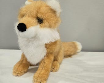 Fox Sitting Soft Plush Cuddly Toy Stuffed Animal 5 inch