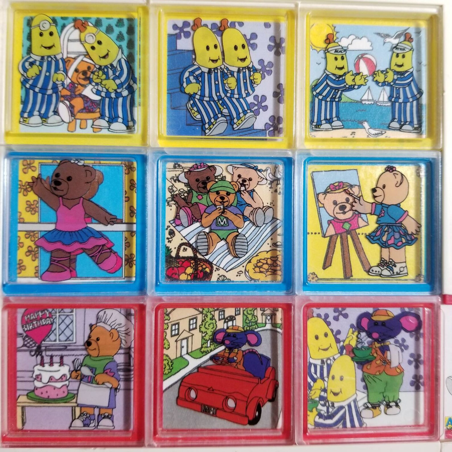 Vintage 1990s Bananas In Pyjamas slider puzzle game Etsy