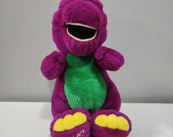 Vintage Barney The Purple Dinosaur 12 inch Plush Stuffed Animal