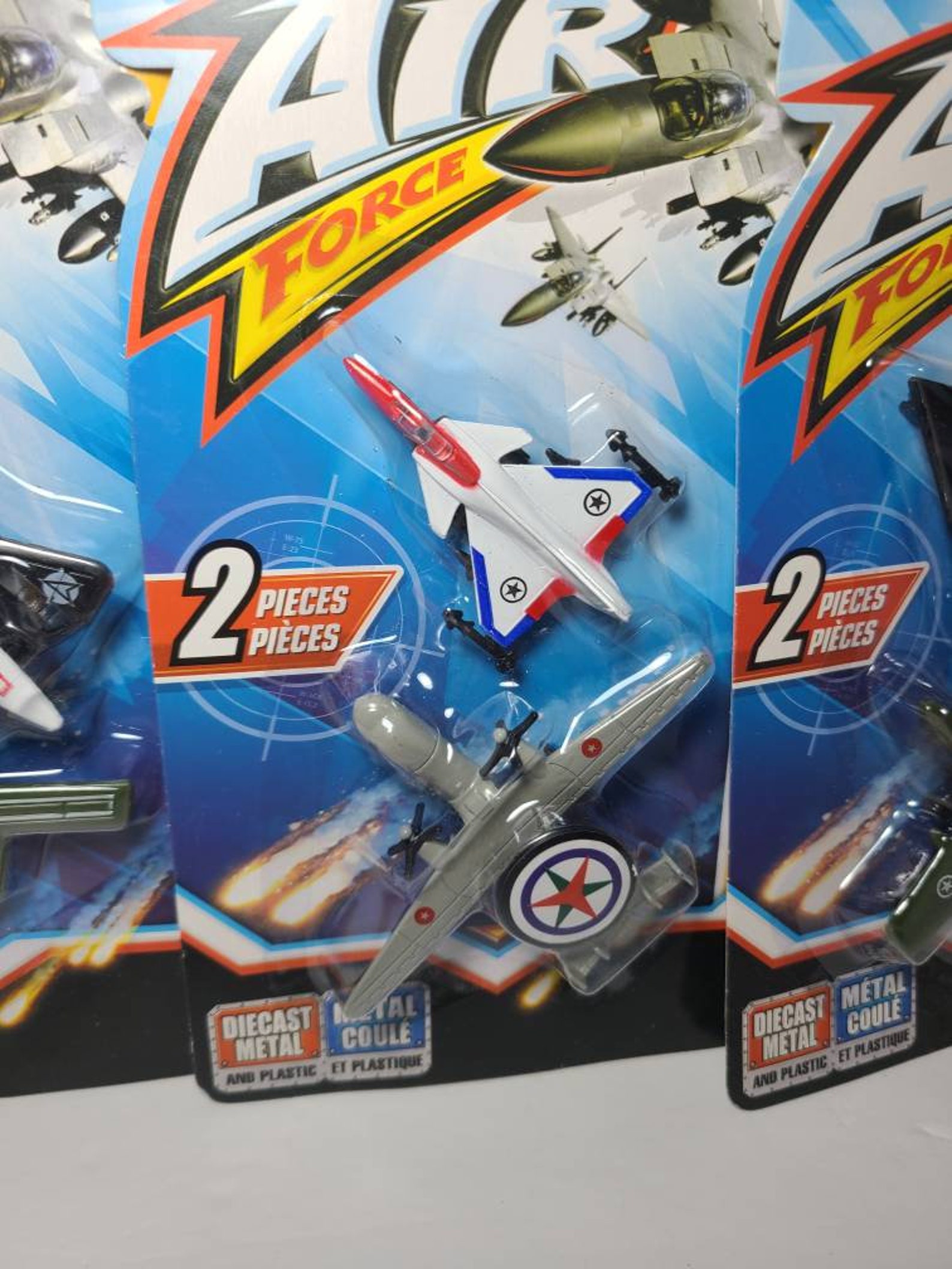 Air Force Toy Jets Set of 6 Airplanes Diecast/Plastic toys Etsy