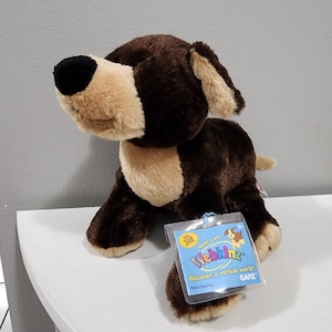 Ganz WEBKINZ Brown Mocha Pup Puppy Dog New with Unused Code Attached image 1