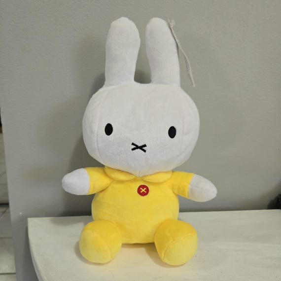 Miffy Nijntje 10 Inch Plush Yellow Bunny NWT Dick Bruna Soft
