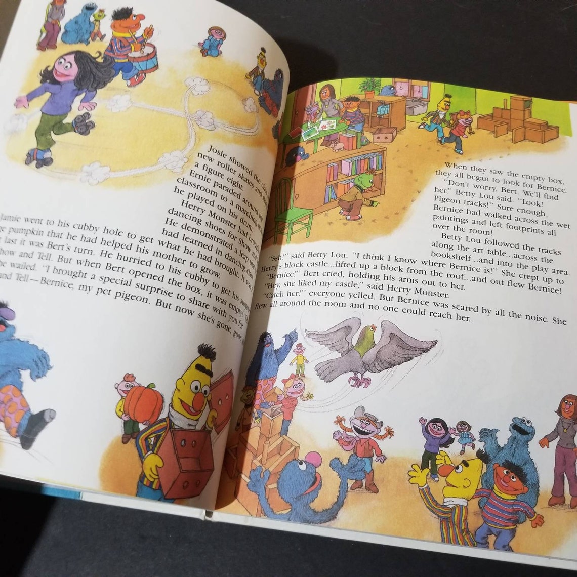 Vintage Sesame Street Getting Ready for School Hard Cover - Etsy