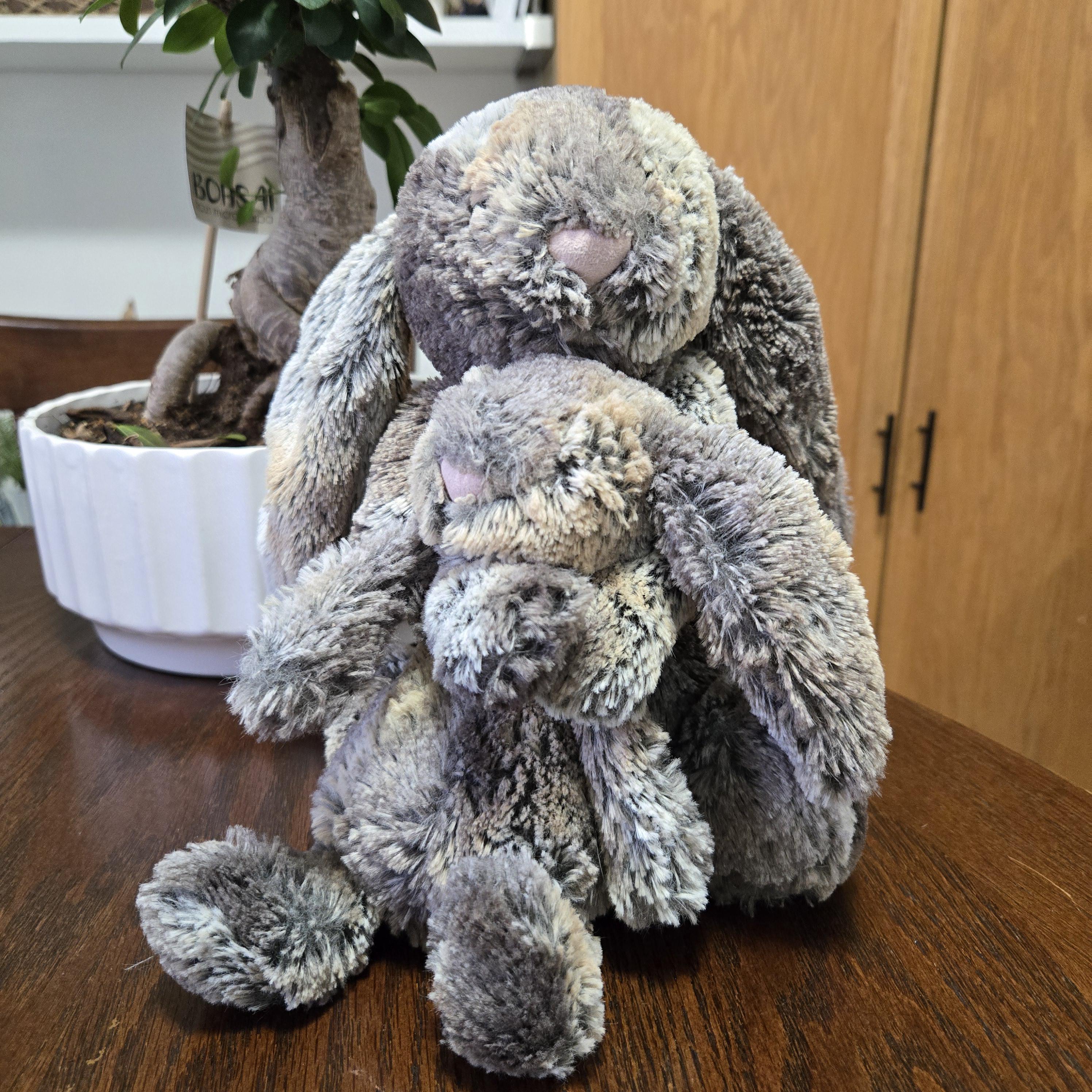 Jellycat Bashful Woodland Babe Bunny Plush Doll Medium London