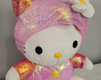 Vintage Sanrio 1998 Hello Kitty Nylon & Pink Iridescent Outfit