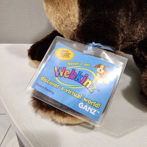 Ganz WEBKINZ Brown Mocha Pup Puppy Dog New with Unused Code Attached image 6