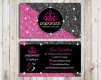 paparazzi business cards vistaprint etsy