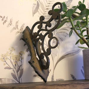 Antique Wall Planter Hanging Basket Bracket - Reclaimed/Salvage
