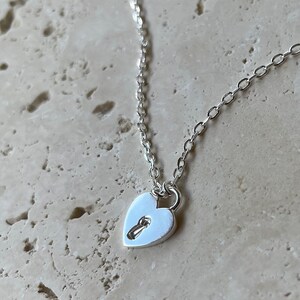 Crush on you Silver Tiny Heart Necklace, Silver Heart Jewelry, Fine Silver Delicate Layering Chains, Valentines gift, Silver Gifts for her