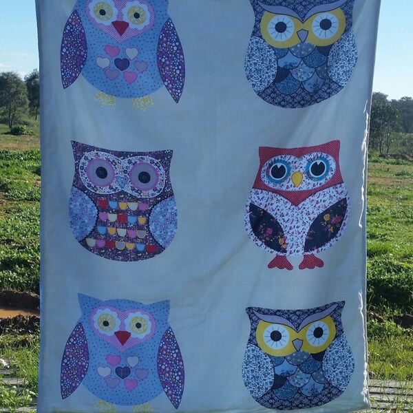 Owl Baby Quilt Etsy