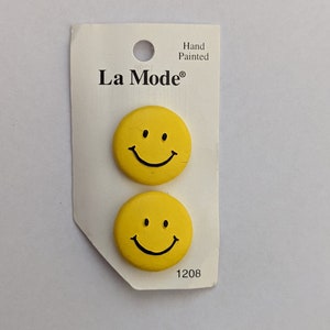 La Mode - Bouton Smiley (1208)