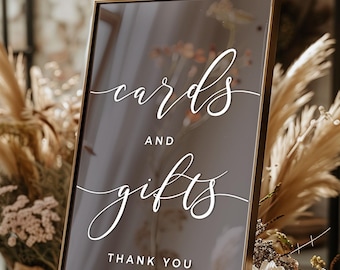 Cards & Gifts Vinyl Decal Sticker for Wedding - ROMANTIC SOIREE
