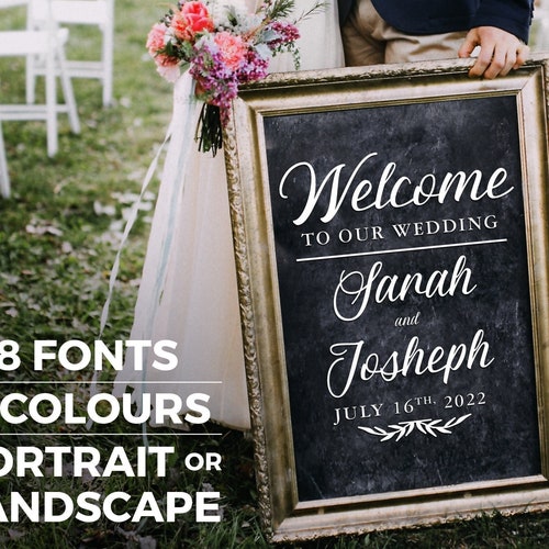 to Our Wedding Custom Vinyl Decal Sticker for Mirrors Etsy