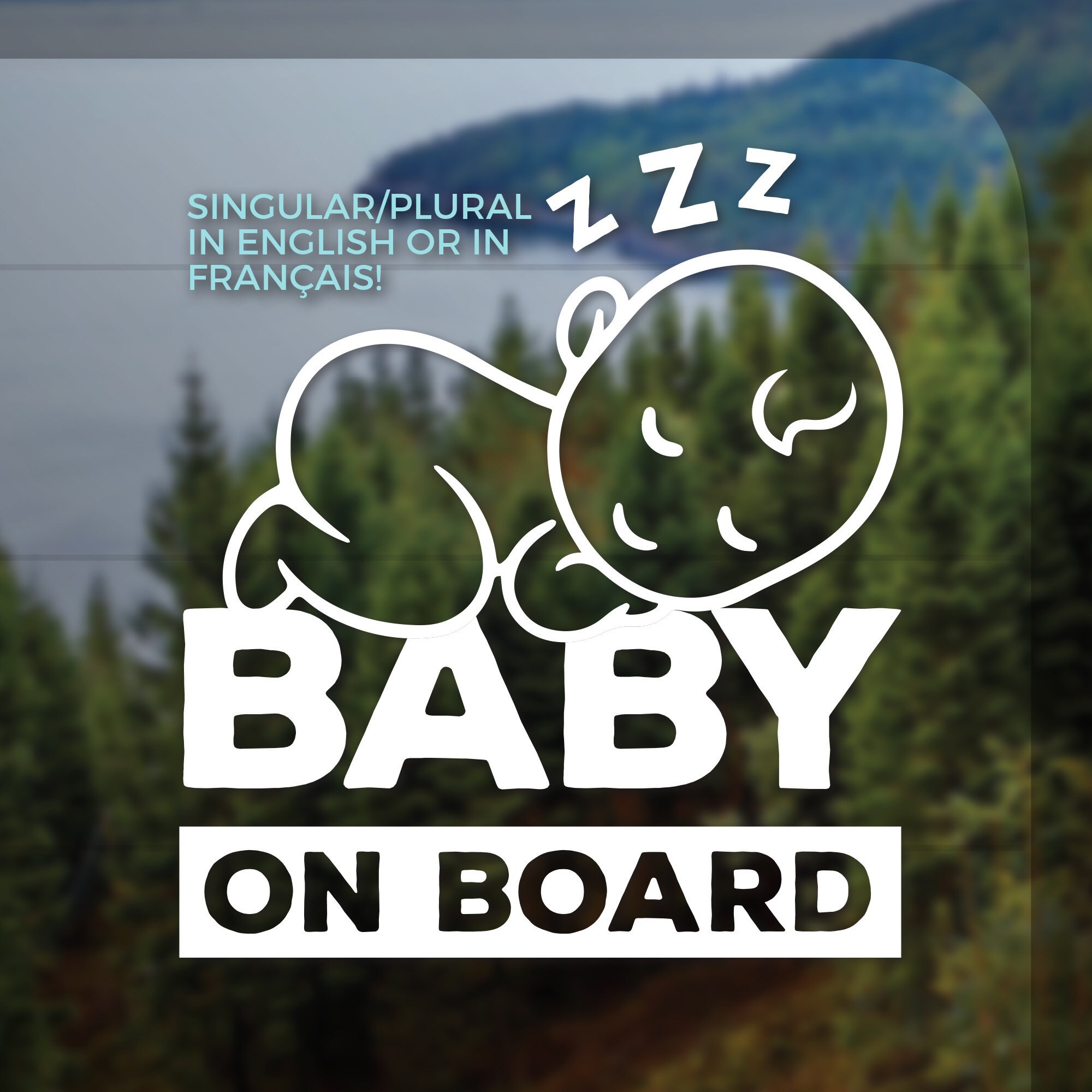Baby On Board Vinyl English Or French Francais Bebe A Bord Etsy Baby On Board Vinyl English Or French Francais Bebe A Bord Etsy