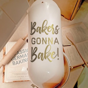Kitchen Aid Mixer Vinyl Decal Sticker Home Decor - Bakers Gonna Bake